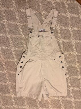 Women’s Bill Blass Khaki Cotton Overalls